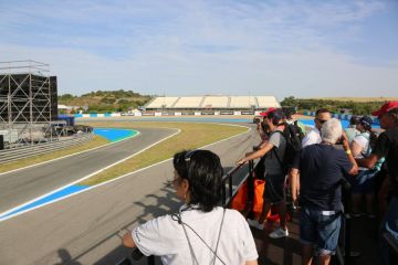 Track Tour on the racetrack